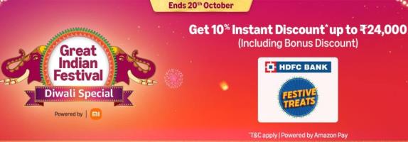Amazon Great Indian Festival Diwali Special Sale Offers [23rd Sep 2025]: Upto 90% Off Fes...
